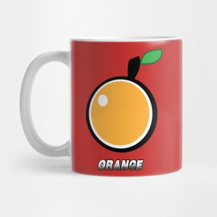 Orange fruit design Mug